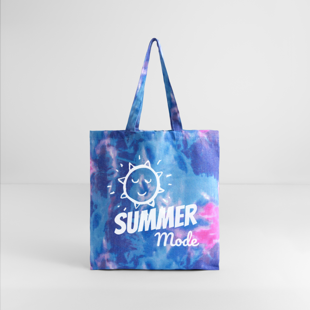 Summer Mode Tie Dye Tote Bag