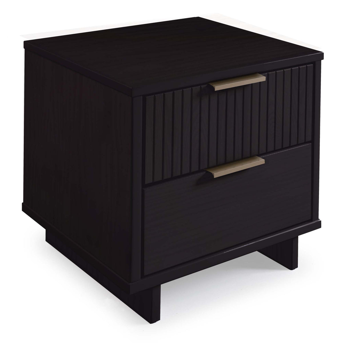 Granville Nightstand with 2 Drawers - Solid Wood Construction