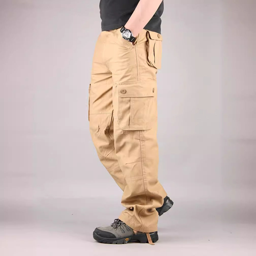 Multi-pocket Men's Loose Labor Protection Pants