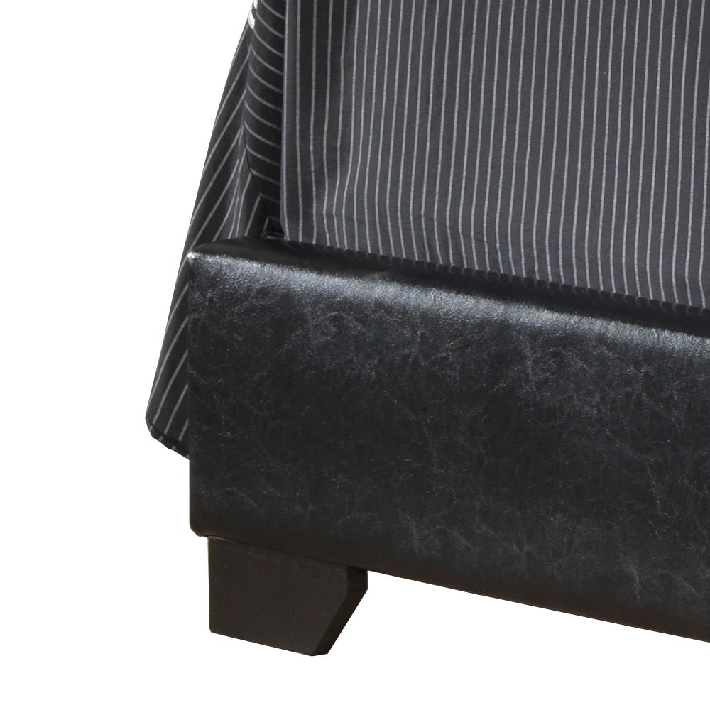 Elegant Platform Bed with Upholstered Finish - Multiple Colors