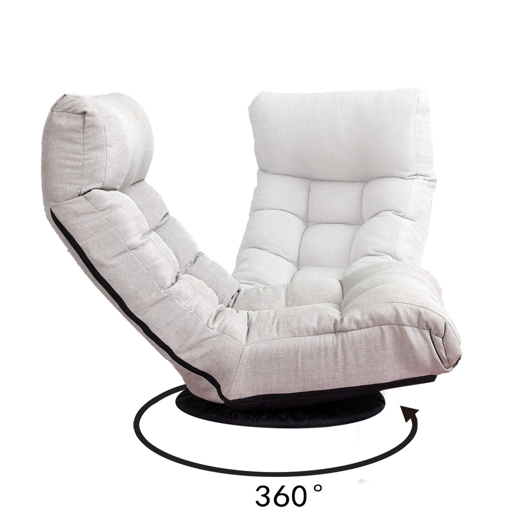 Adjustable Japanese Reclining Floor Chair Sofa With Metal Frame