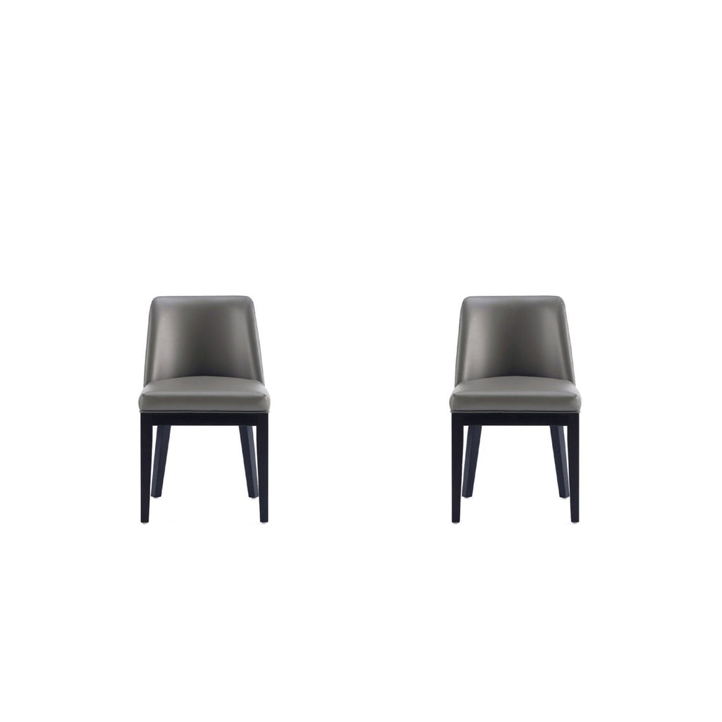 Upholstered Dining Chair Set with Solid Beech Wood Frame - Multiple Colors