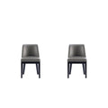 Upholstered Dining Chair Set with Solid Beech Wood Frame - Multiple Colors