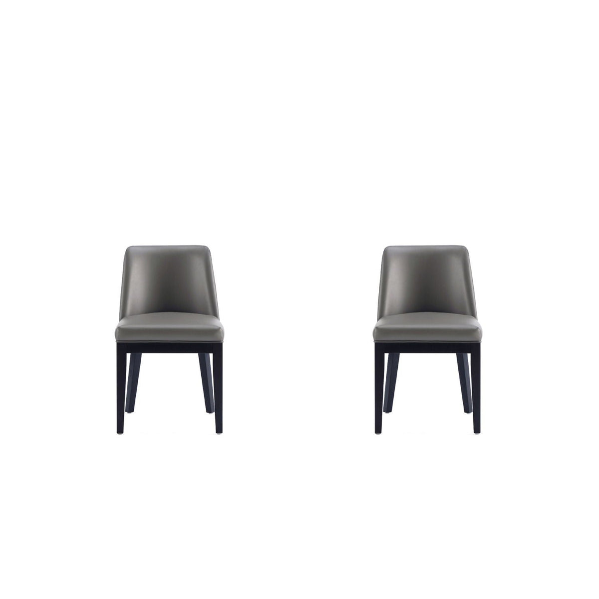 Upholstered Dining Chair Set with Solid Beech Wood Frame - Multiple Colors