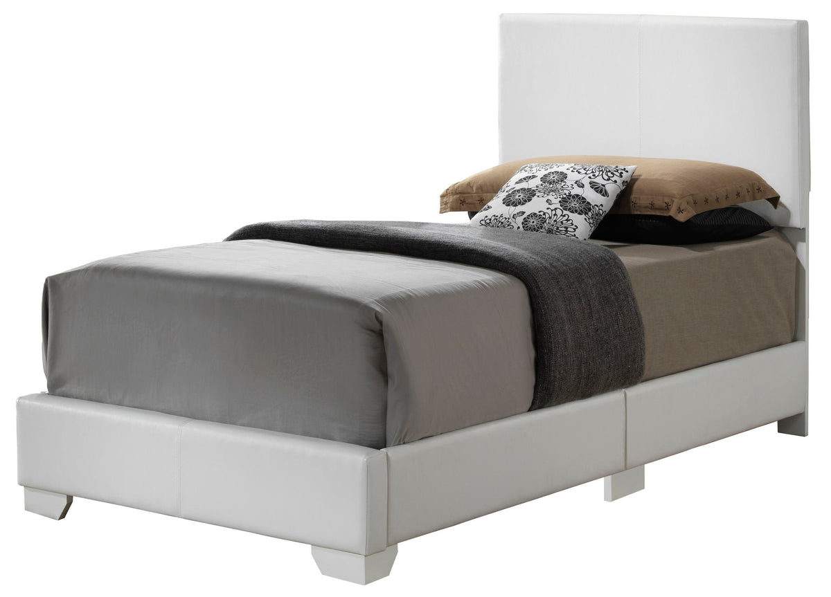 Elegant Platform Bed with Upholstered Finish - Multiple Colors