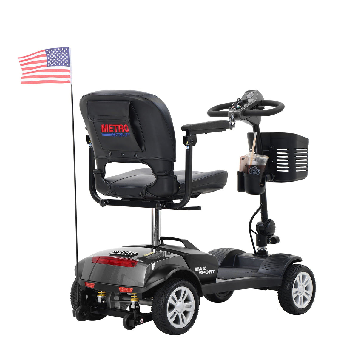 Max Sport - 4 Wheels Outdoor Compact Mobility Scooter