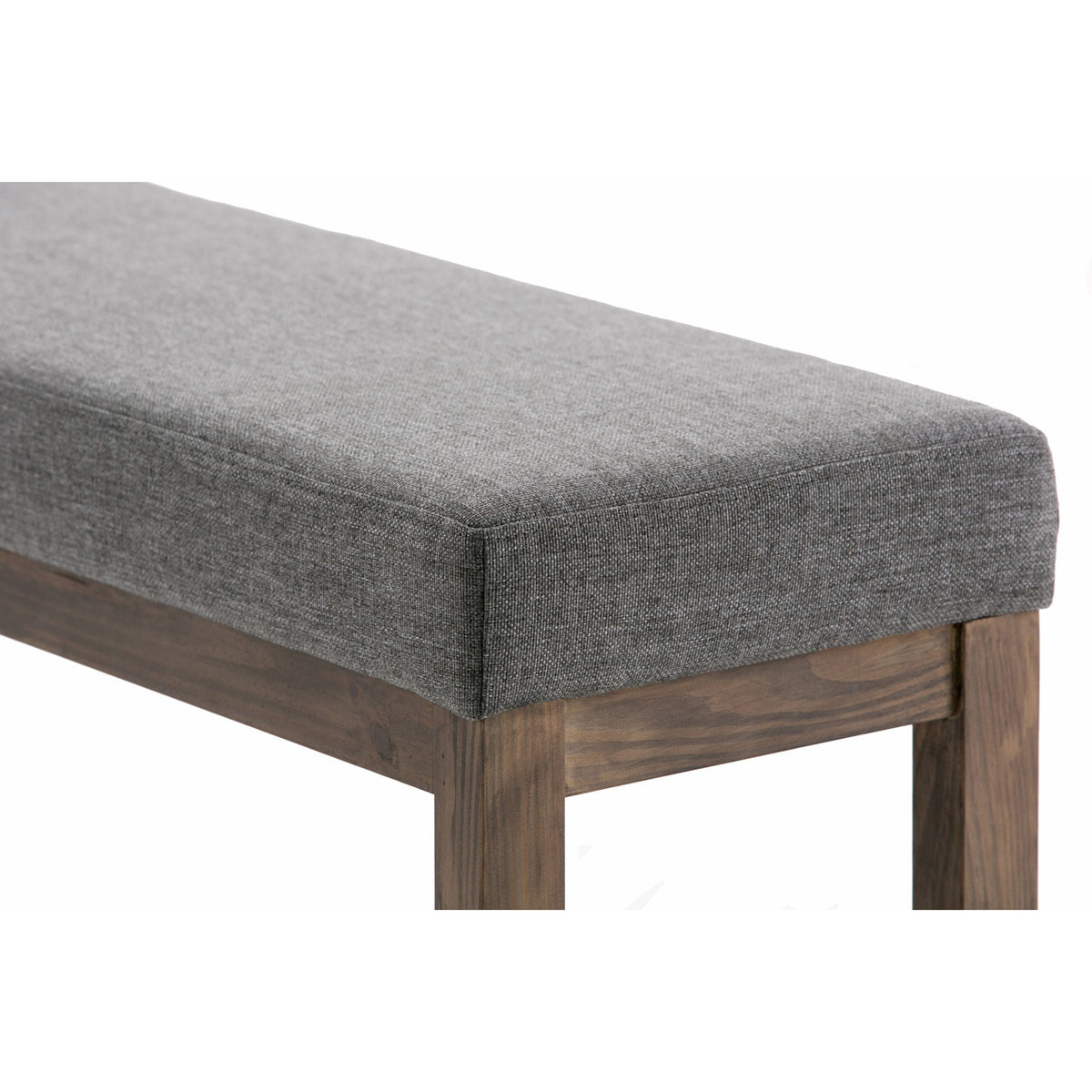 Milltown Upholstered Ottoman Bench with Versatile Design - Multiple Colors