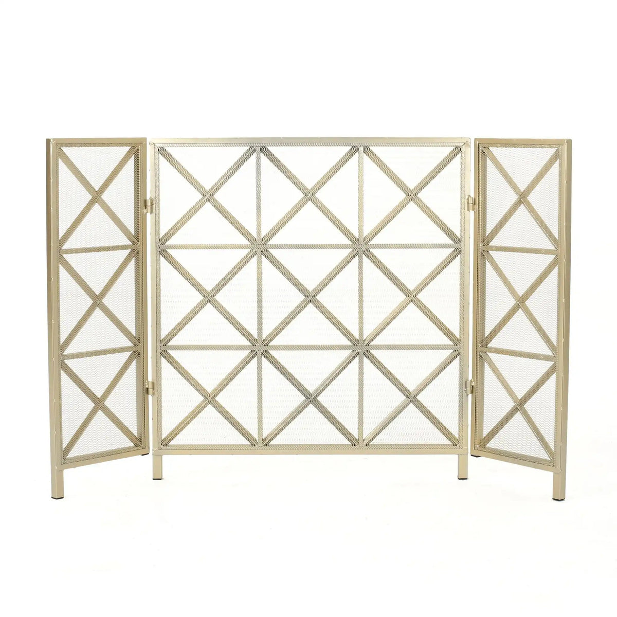 Margaret - 3 Panel Fireplace Screen Iron