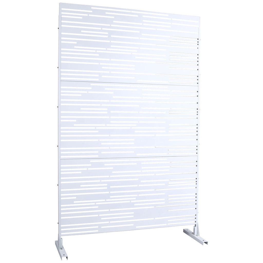 Outdoor & Indoor Freestanding Metal Privacy Screen