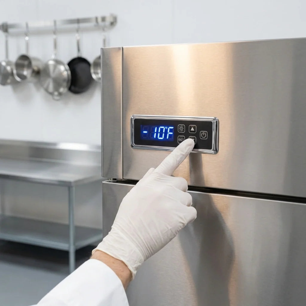 Continental Refrigerator Designer Line DFA68NSSBS 68-Inch Two-Section Stainless Steel Worktop Freezer