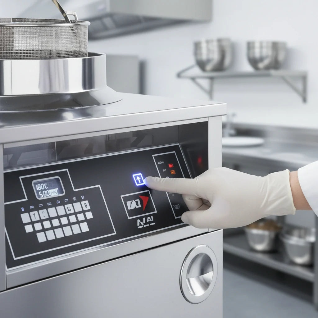 BKI (Middleby) BLF-FC Electric Floor Deep Fryer with Auto-Lift, Computer Controls, 75 lb. Oil Capacity