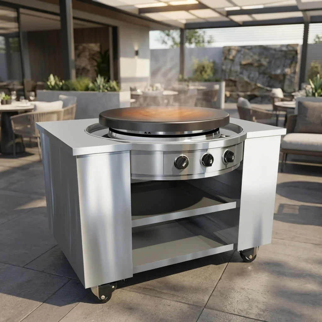 Evo Affinity 30G DCS 30-Inch Diameter Natural Gas Outdoor Freestanding Cooking Station