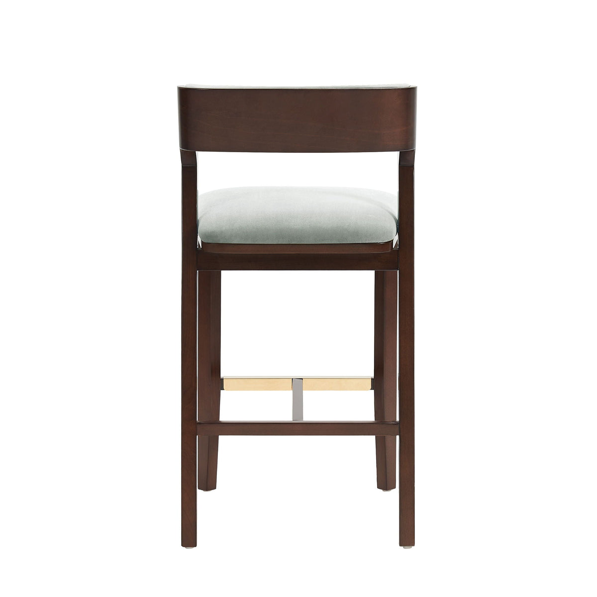 Bar Height Barstool with Backrest - Pearl Silver, White, Black, Dark Green