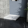 Goodyo 36x36 in Shower Base, Centered Drain Single-Threshold Shower Pan