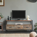 60 Inch Reclaimed Wood Media TV Console Table