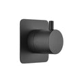 3/4" Cast Metal Volume Control Valve with Adjustable Brass Handle - Matt Black