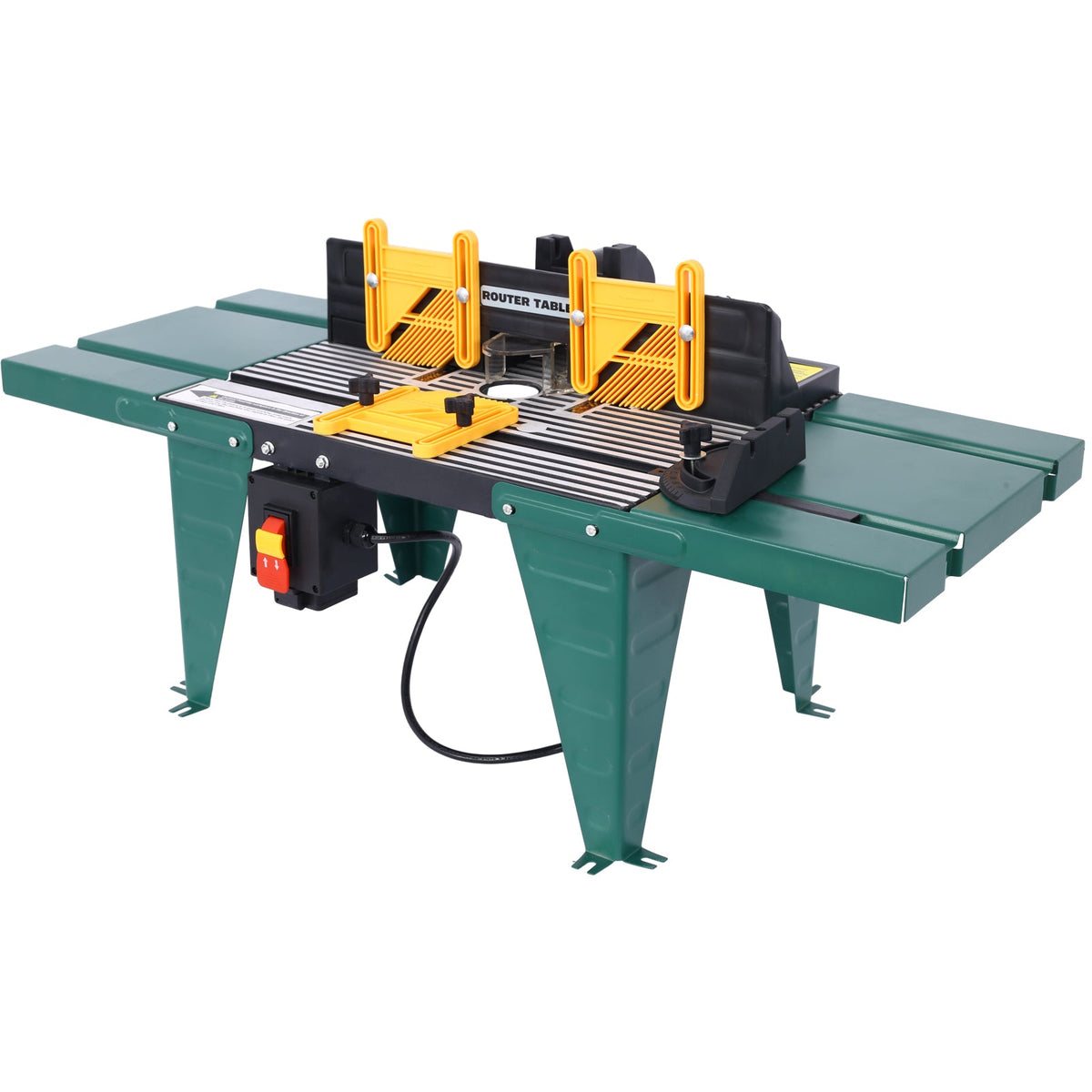 Electric Benchtop Router Table with Durable Aluminum Alloy Main Table