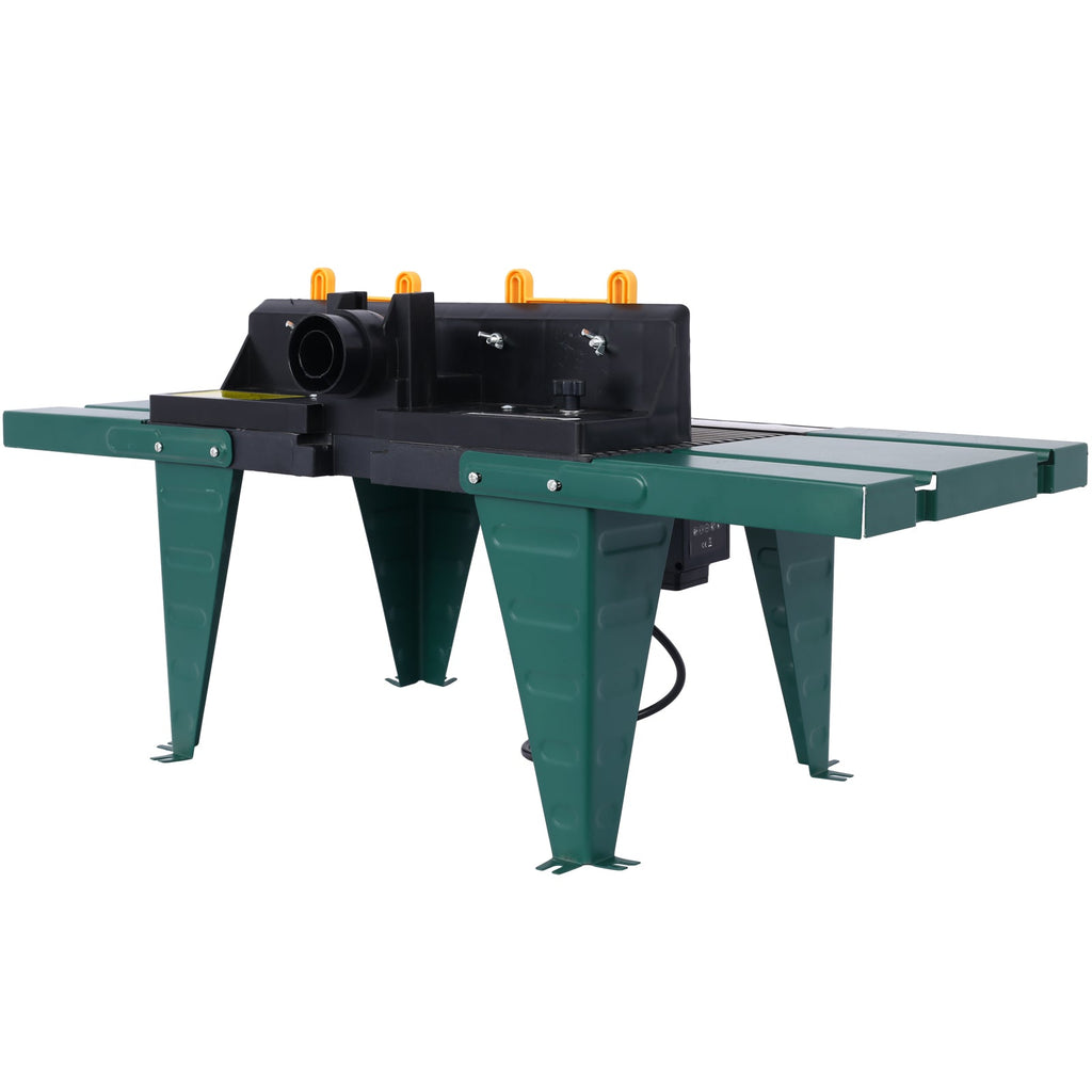 Electric Benchtop Router Table with Durable Aluminum Alloy Main Table