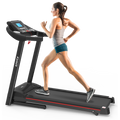 Foldable Treadmill with Fitshow App and Incline – Carbon Steel