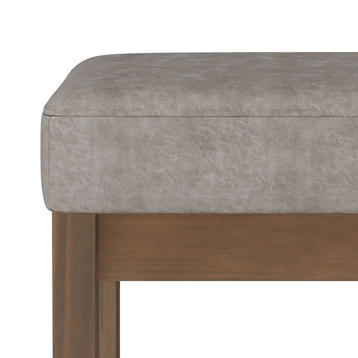Milltown Upholstered Ottoman Bench with Versatile Design - Multiple Colors