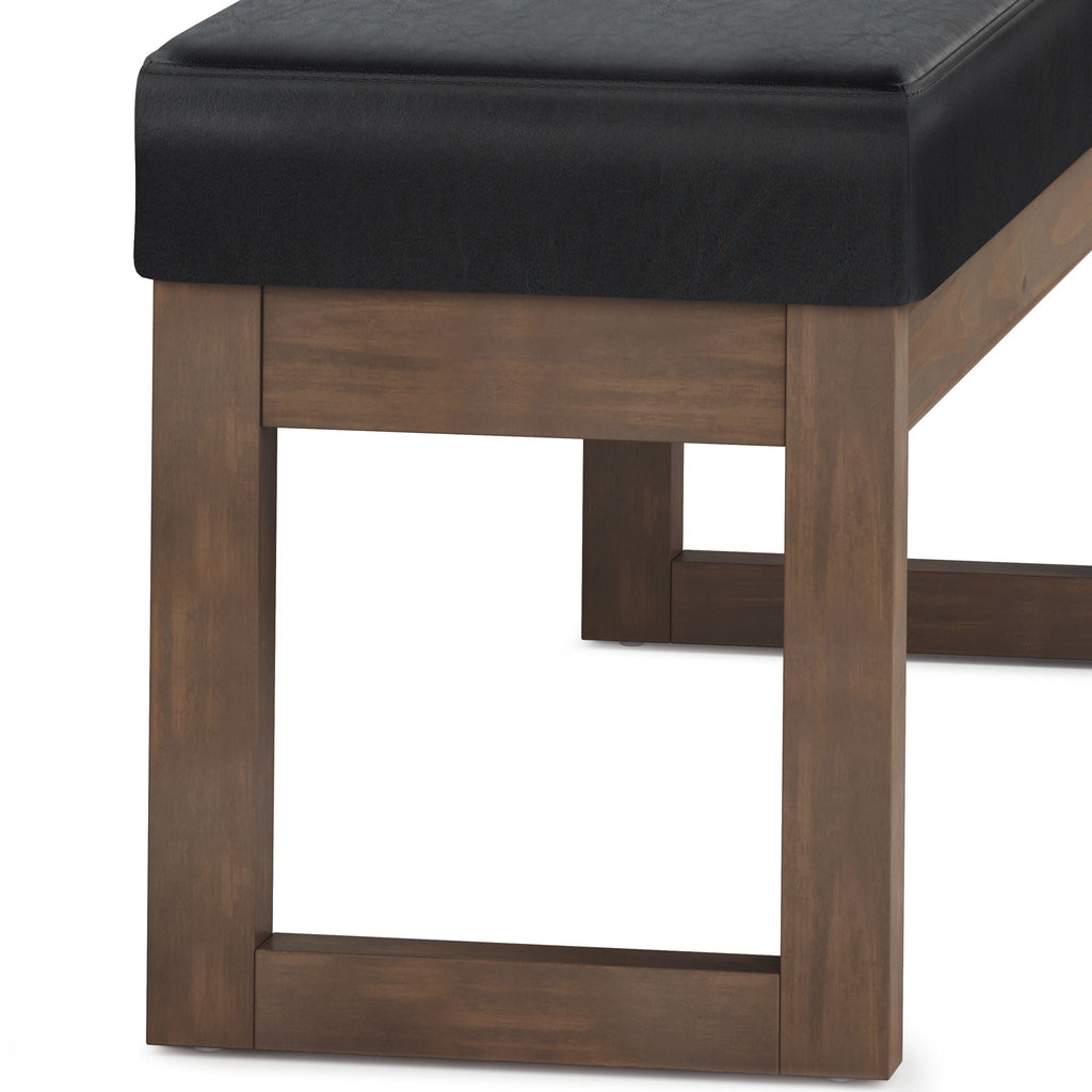 Milltown Upholstered Ottoman Bench with Versatile Design - Multiple Colors