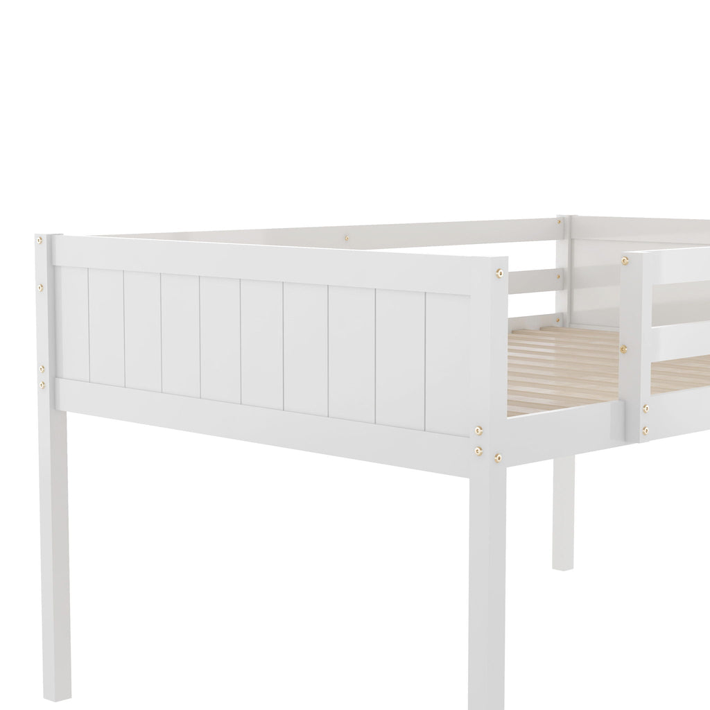 Low Loft Bed With Adjustable Ladder