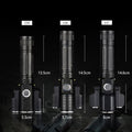 Multifunctional glare flashlight