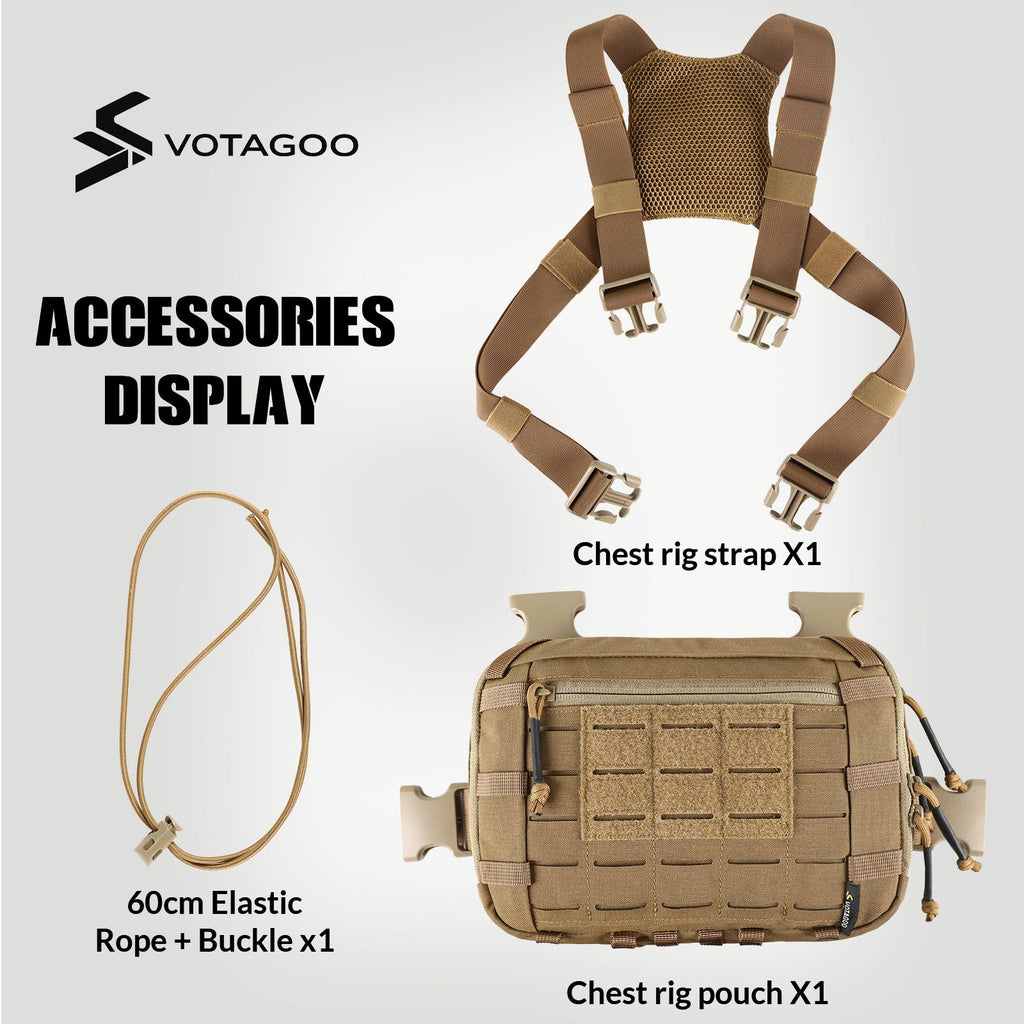 VOTAGOO® Tactical EDC Chest Rig