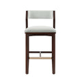 Bar Height Barstool with Backrest - Pearl Silver, White, Black, Dark Green