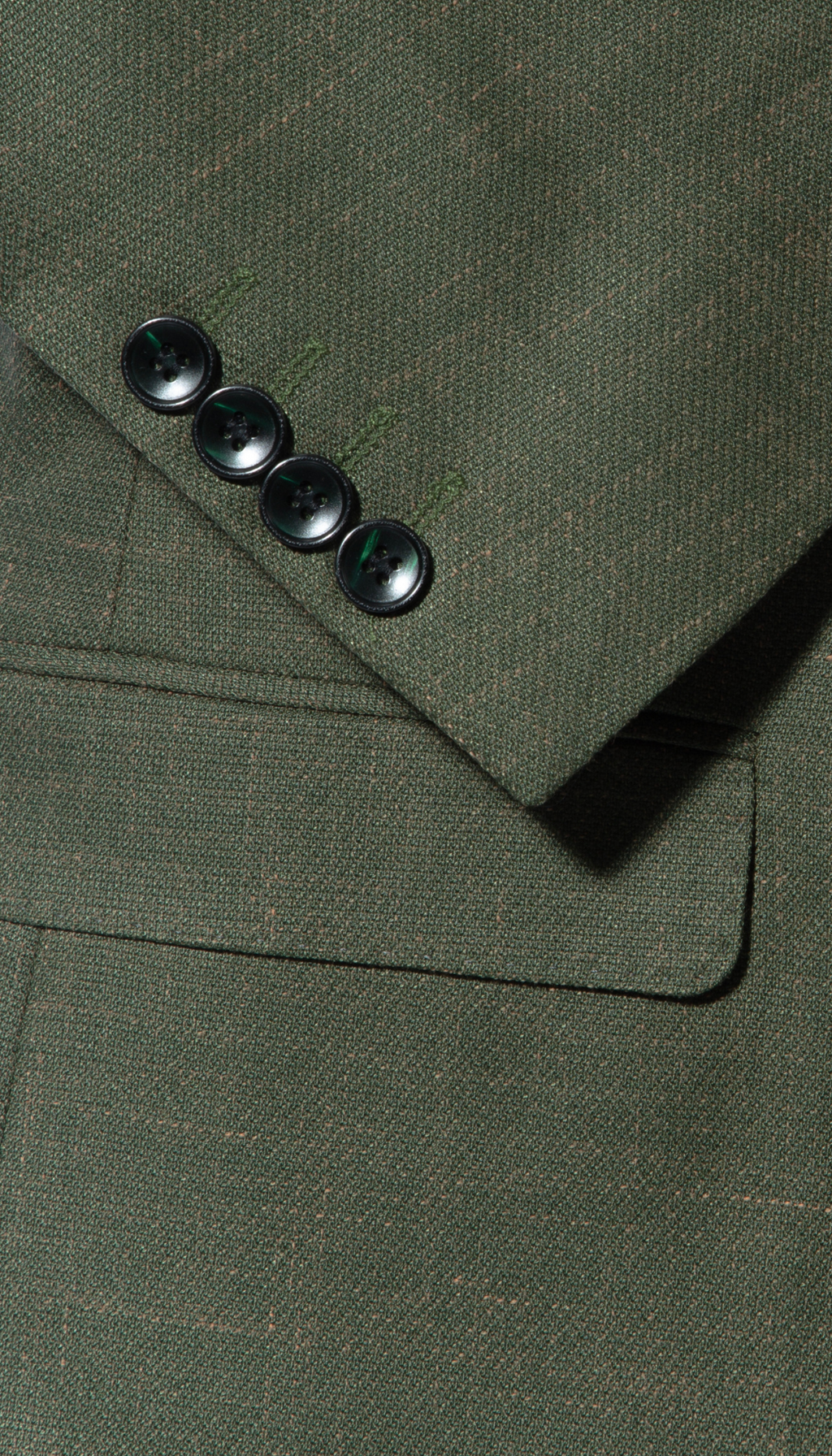 Ferrecci Harwin Mens Hunter Green Textured Tweed Suit.