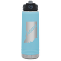 Indiana Home 20 oz Water Bottle | Light Blue