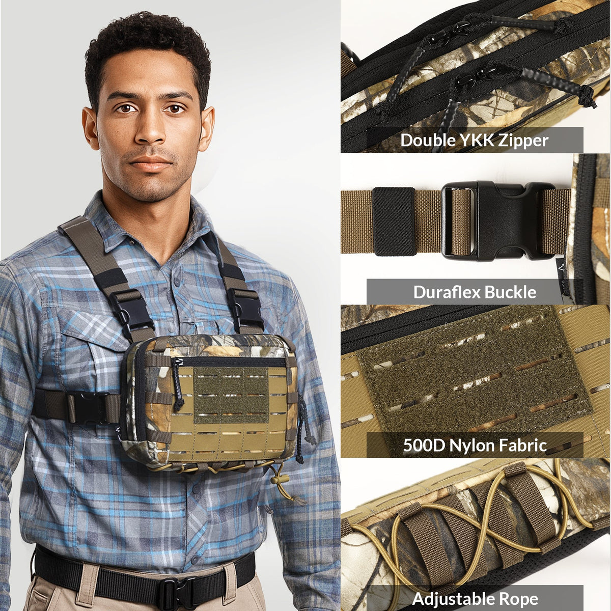 VOTAGOO® Tactical EDC Chest Rig