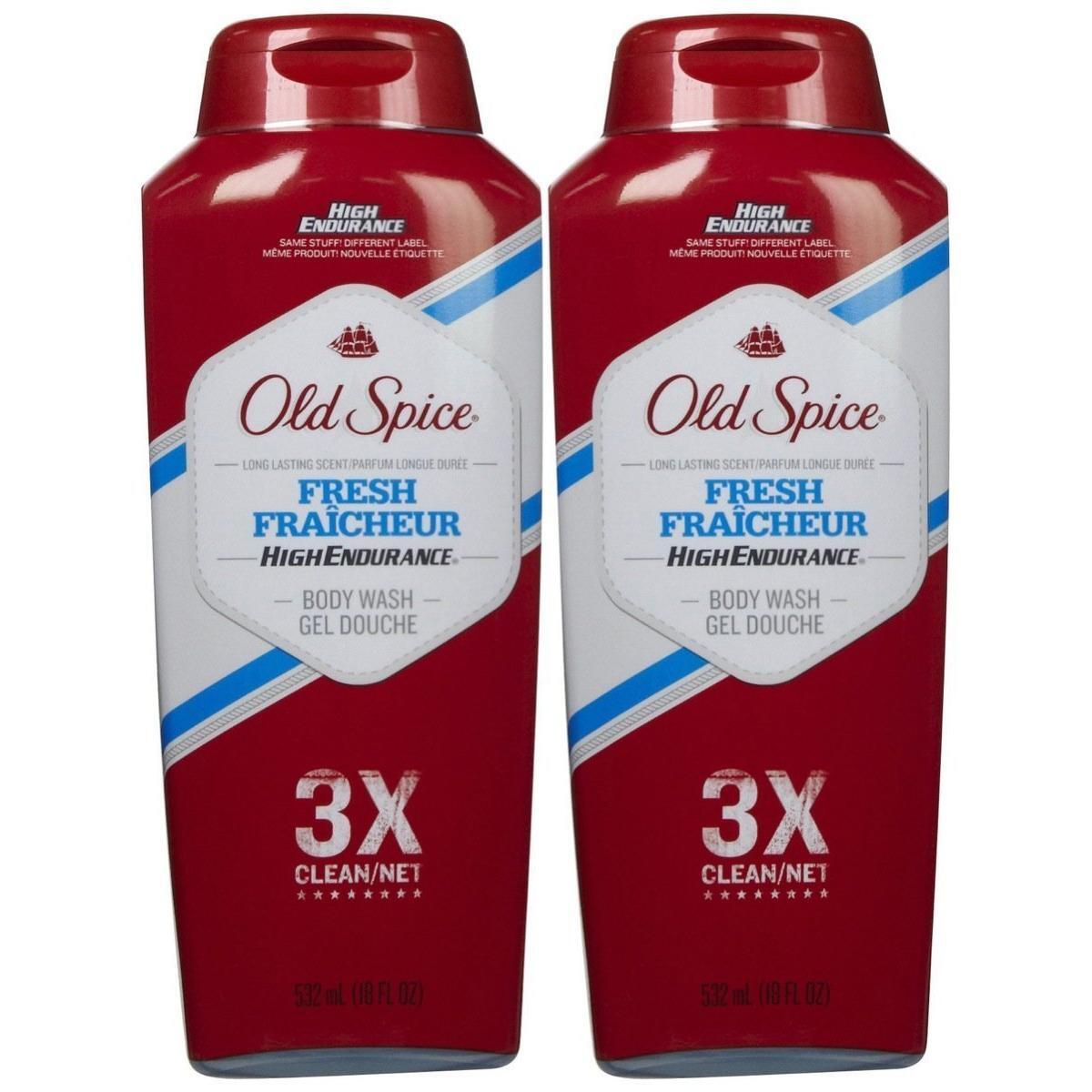 Old Spice Body Wash, Fresh, High Endurance 18 Fl Oz