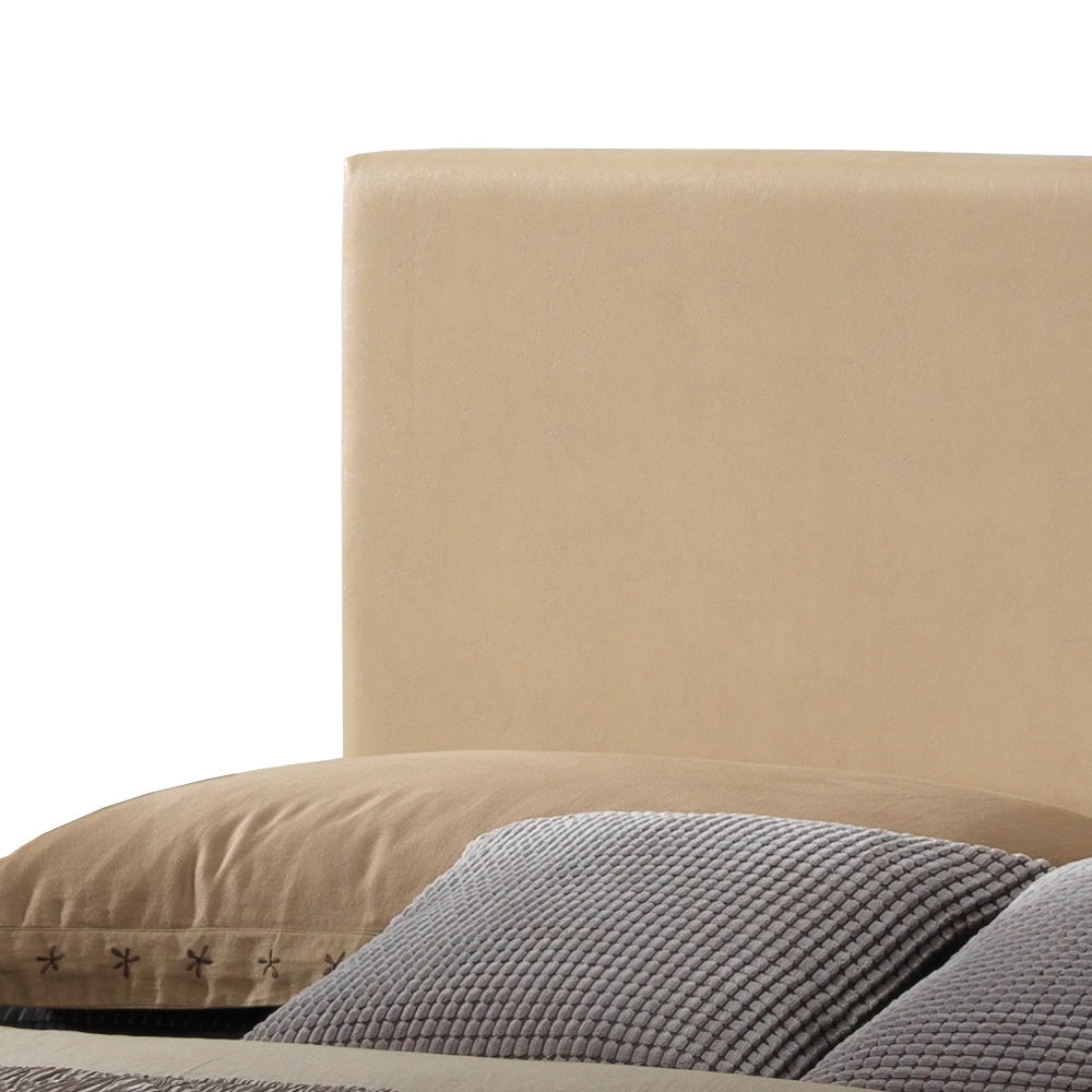 Elegant Platform Bed with Upholstered Finish - Multiple Colors