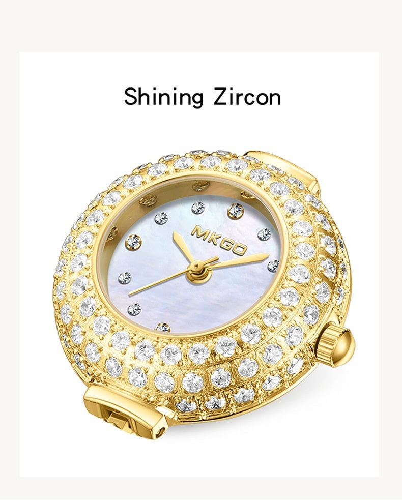 Women's Freshwater Pearl Diamond Watch