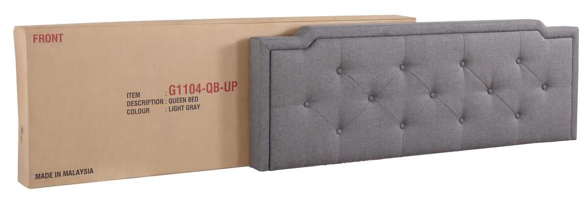 Button Tufted Upholstered Bed with Charming Design - Multiple Colors