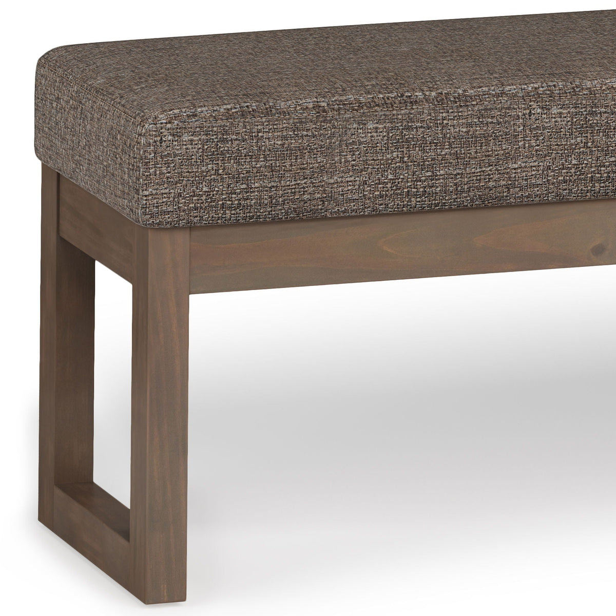 Milltown Upholstered Ottoman Bench with Versatile Design - Multiple Colors