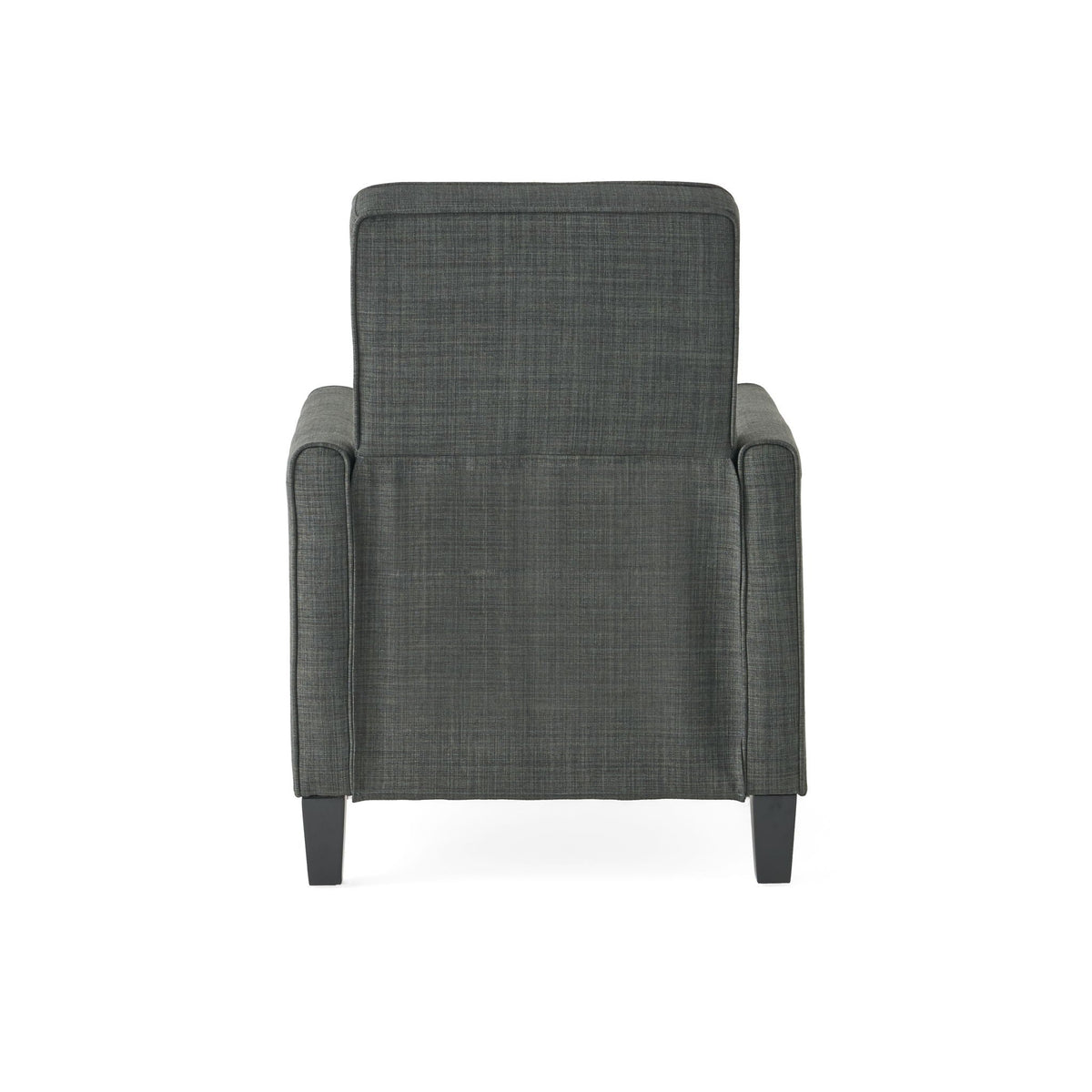 Upholstered Push Back Recliner Chair with Adjustable Recline - Multiple Colors