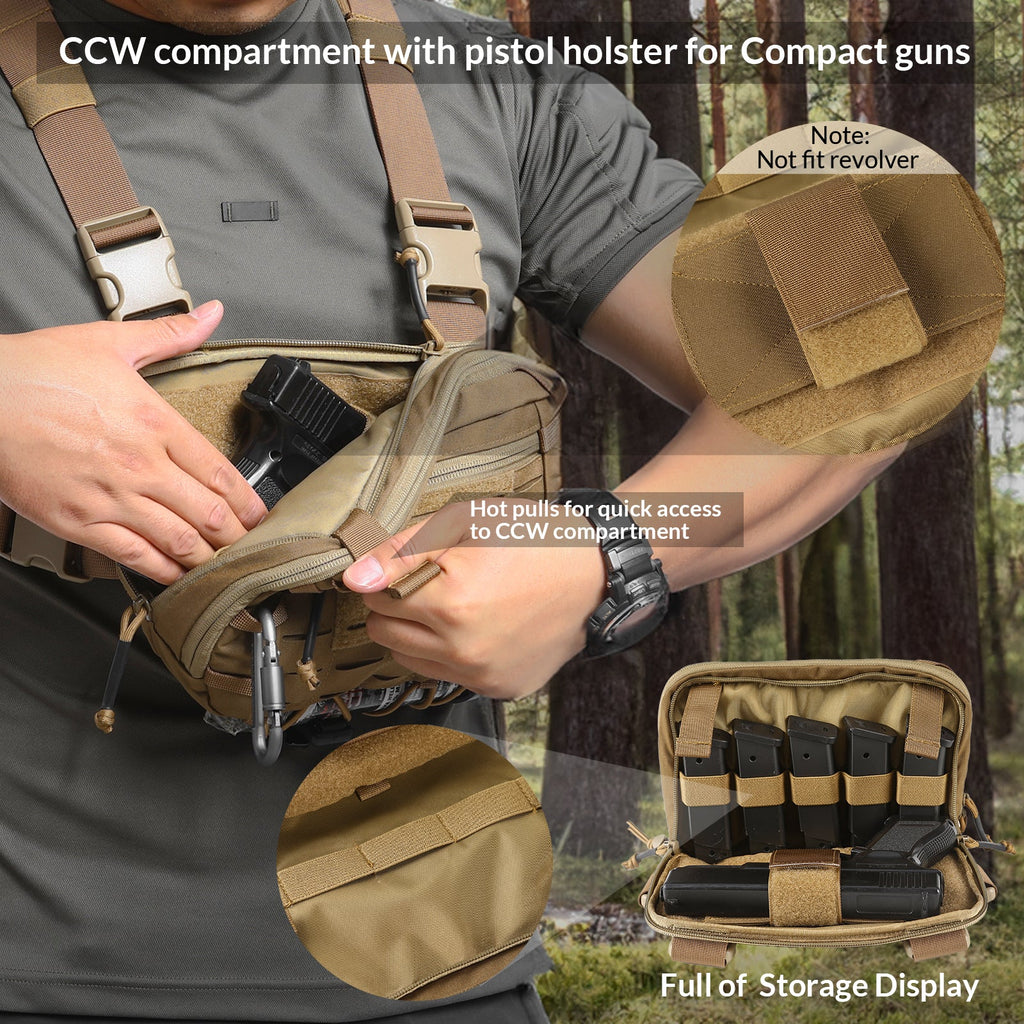 VOTAGOO® Tactical EDC Chest Rig
