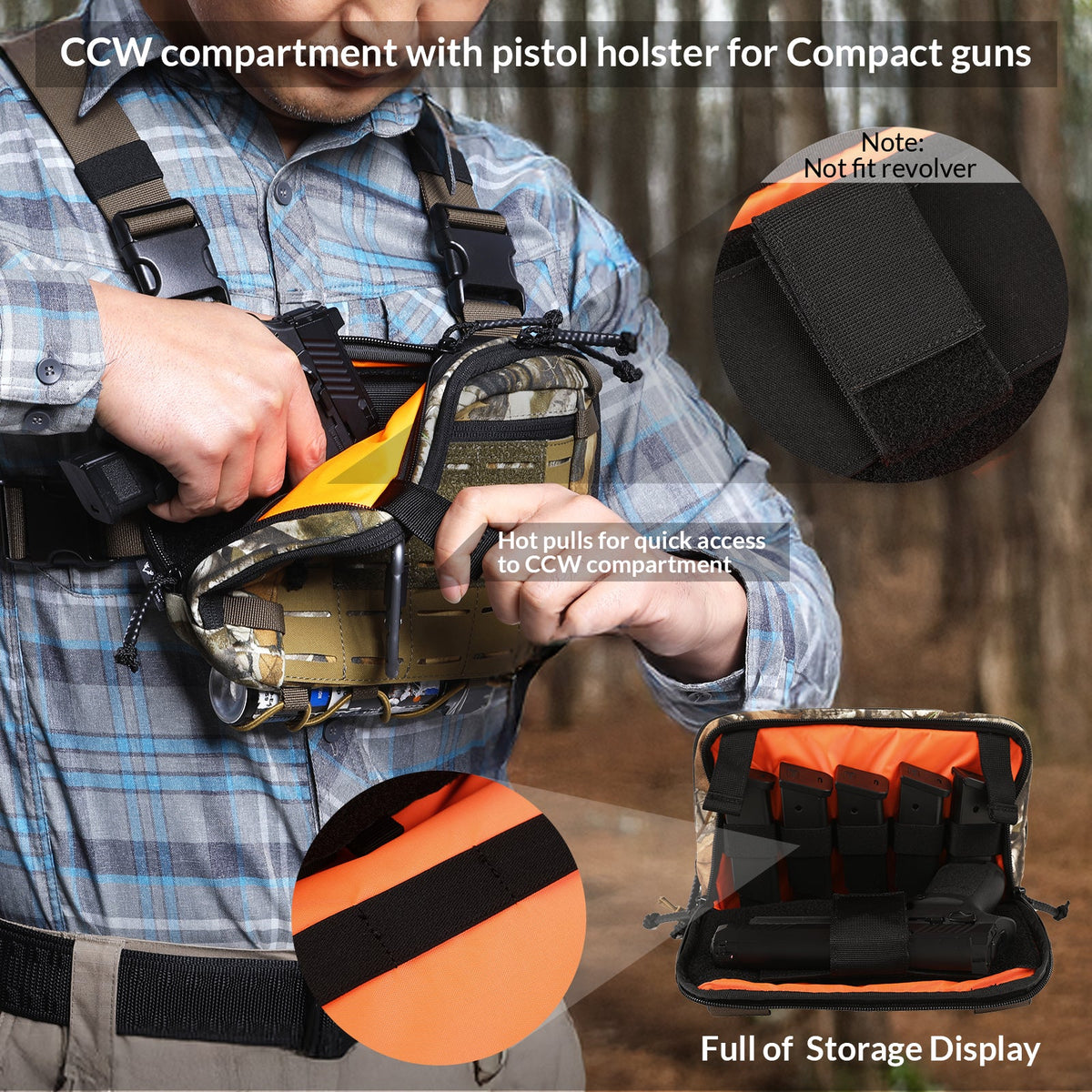 VOTAGOO® Tactical EDC Chest Rig