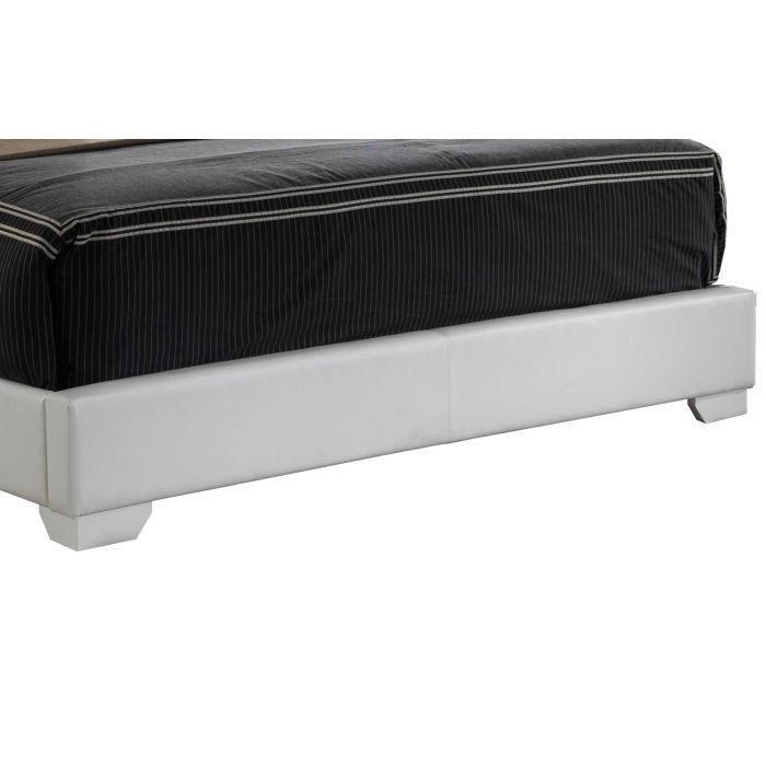 Elegant Platform Bed with Upholstered Finish - Multiple Colors