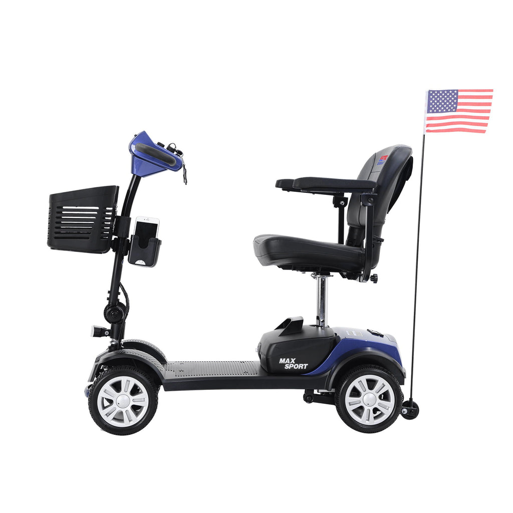 Max Sport - 4 Wheels Outdoor Compact Mobility Scooter
