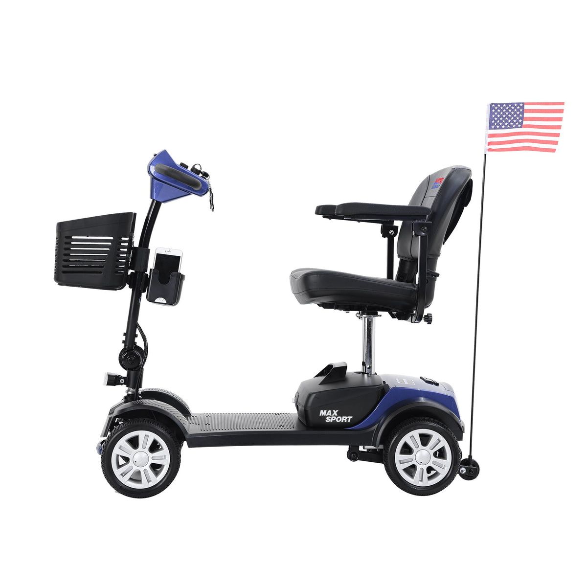 Max Sport - 4 Wheels Outdoor Compact Mobility Scooter