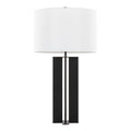 Cosmo Contemporary Table Lamp with Drum Shade - Black or Bronze