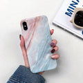 Compatible with Apple, Smooth Marbled IPhone 11 Pro Max Silicone Soft Case