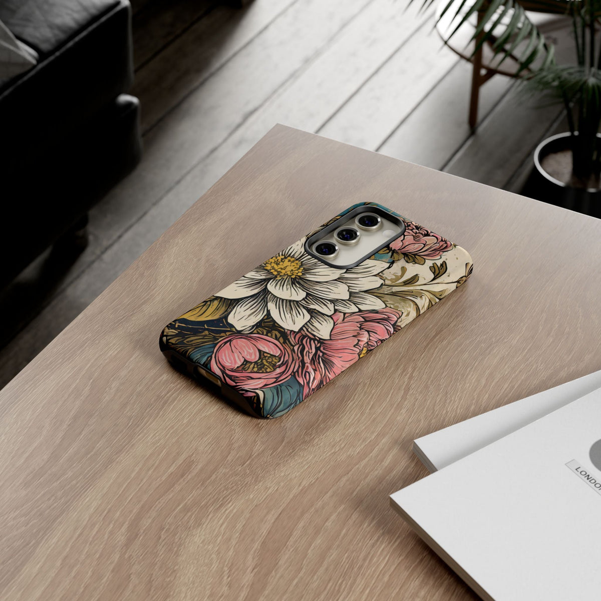 Beautiful White Floral Tough Case
