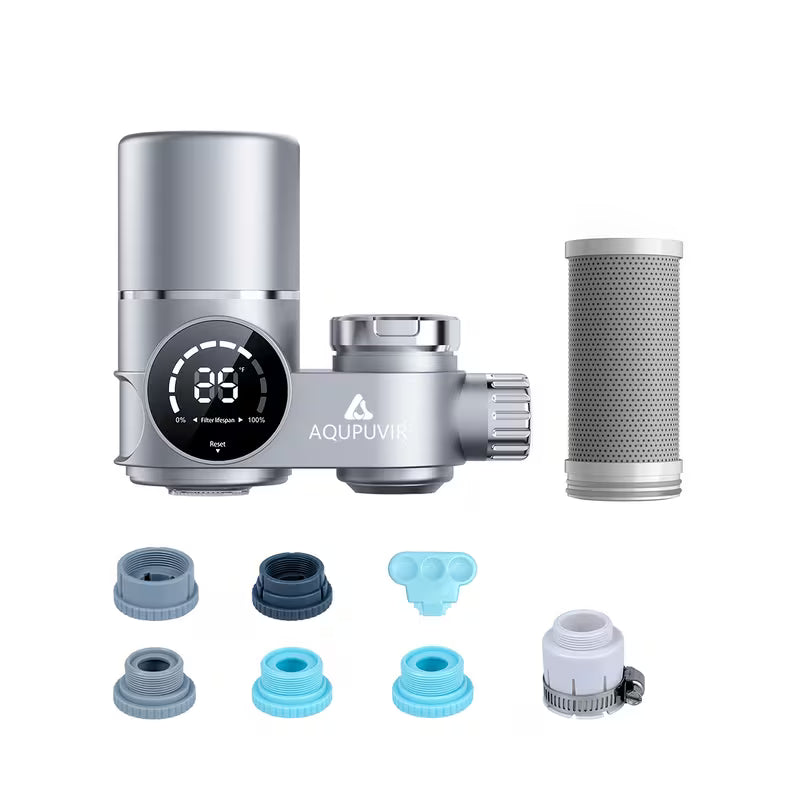 Faucet Water Filter with Filter Element for Standard Sinks