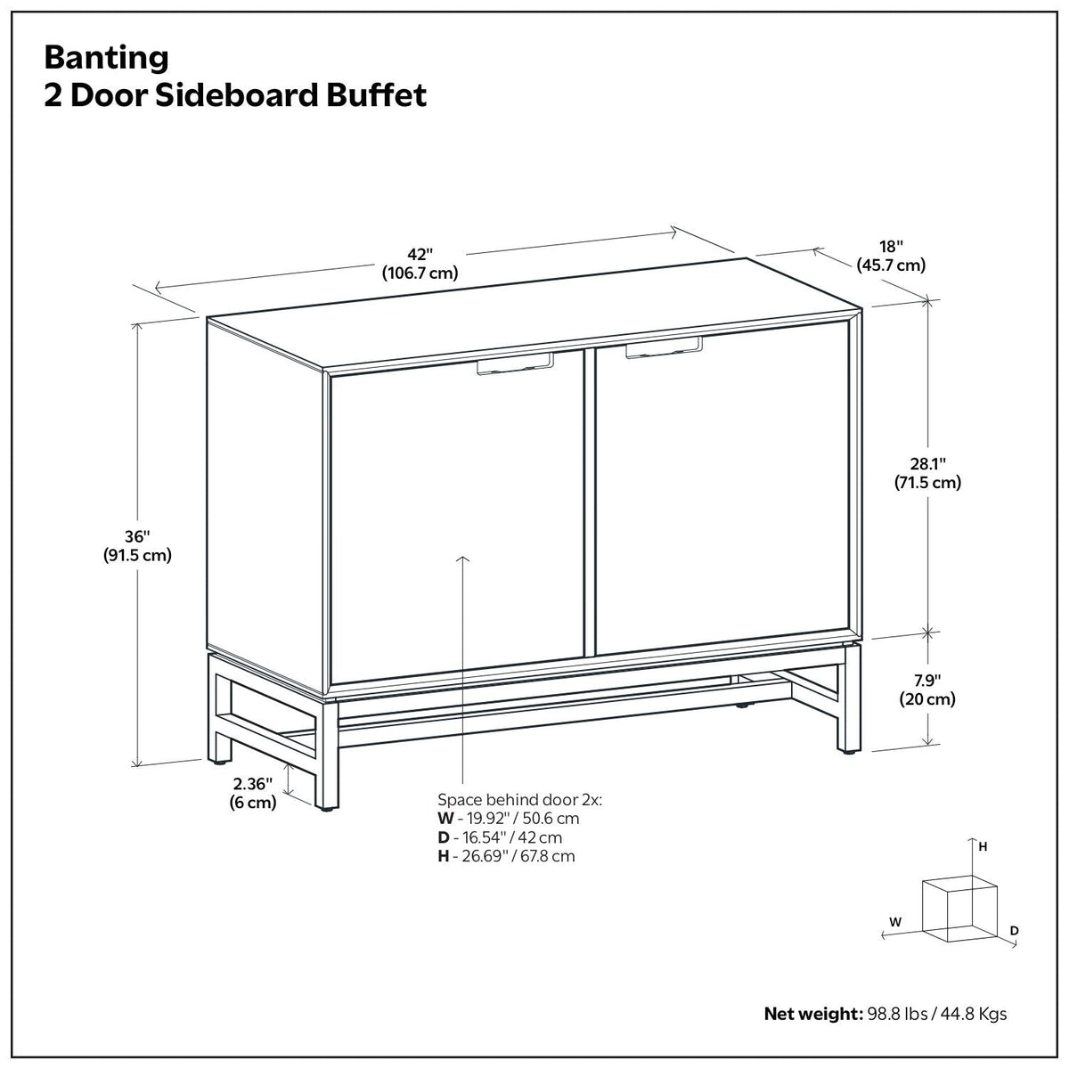 Banting - Door Sideboard Buffet