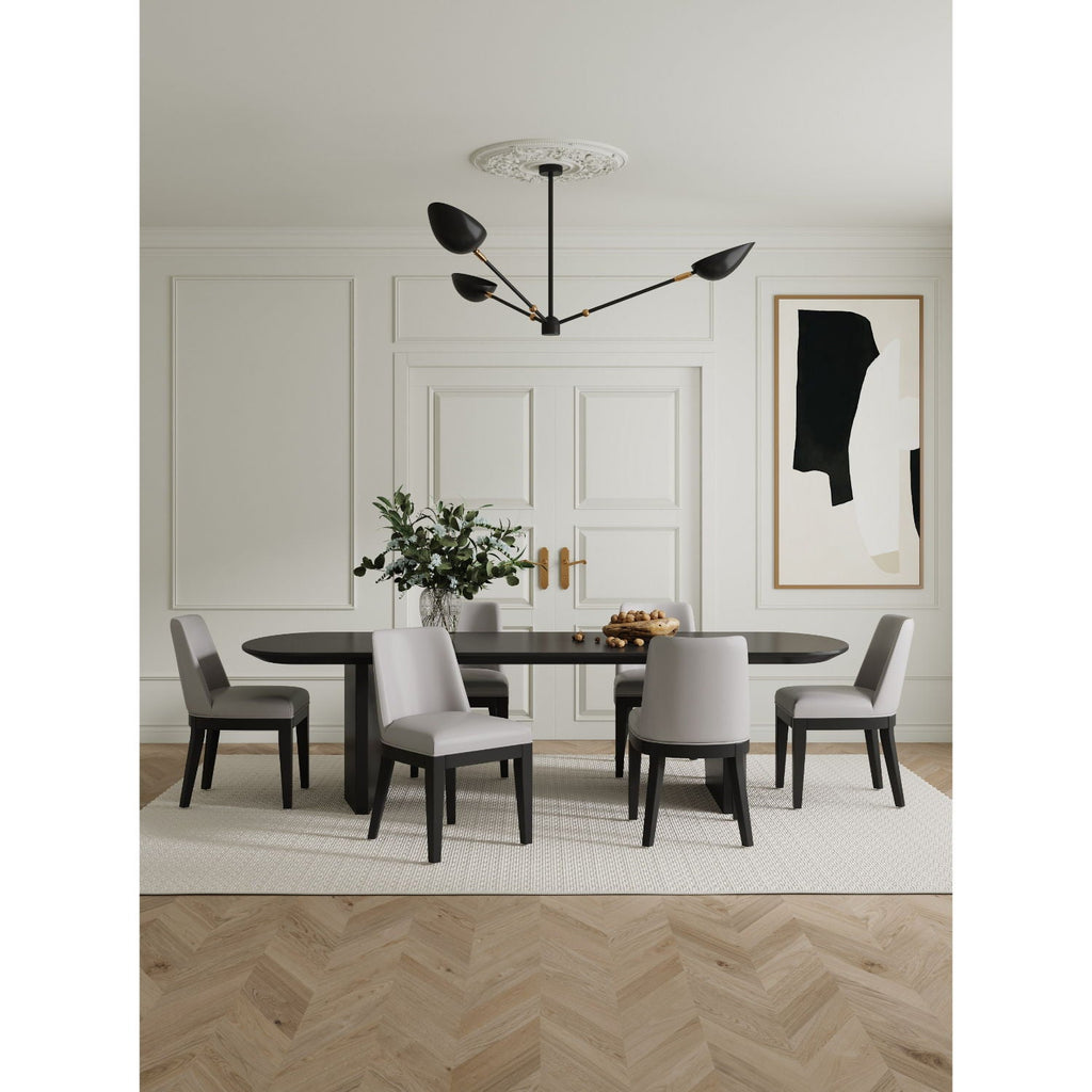Upholstered Dining Chair Set with Solid Beech Wood Frame - Multiple Colors