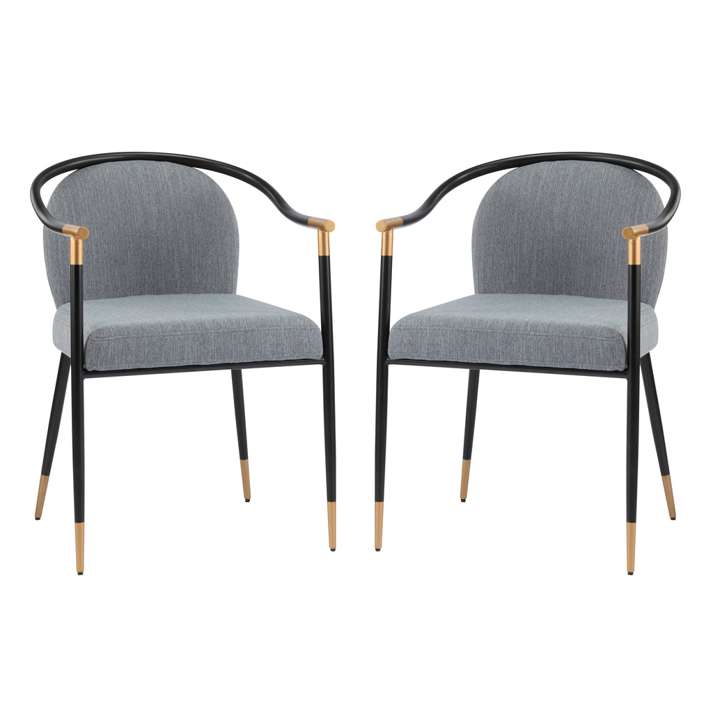 Modern Upholstered Dining Chair (Set of 2)
